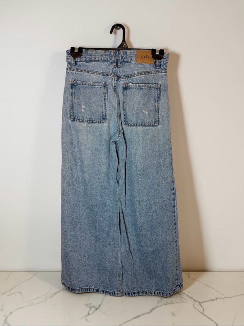 Zara Ripped Wide-Leg Jeans and distressed accents - Kids - Picture 2 of 3